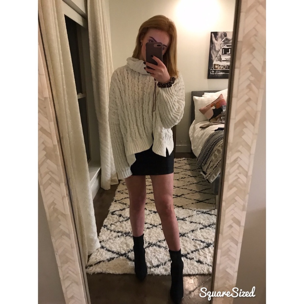 White Turtleneck Sweater